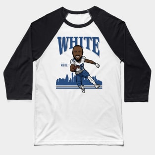 James White New England Toon Baseball T-Shirt